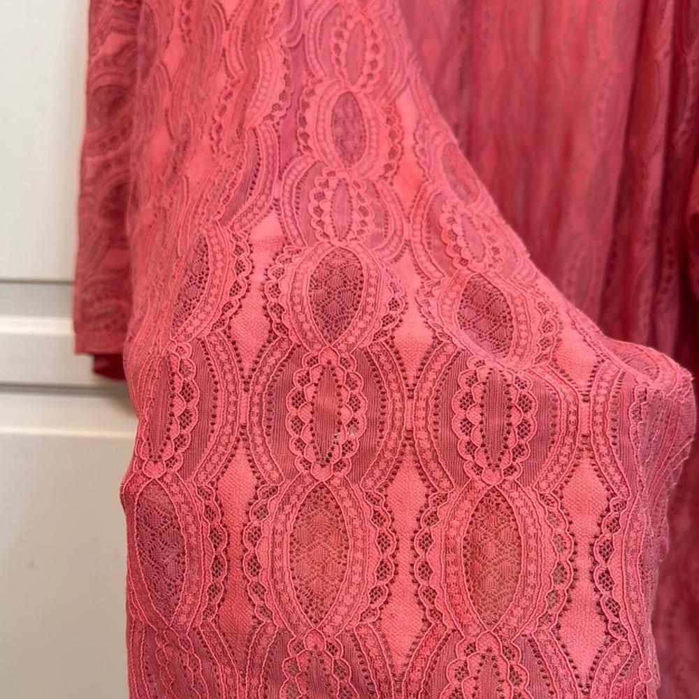 LuLaRoe Coral Lace Open Cardigan. Size M. Bohemian festival romantic - Picture 3 of 7